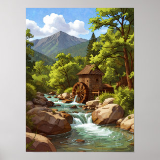 Poster Le Moulin