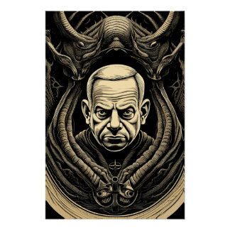 Poster Le mur Benjamin Netanyahu