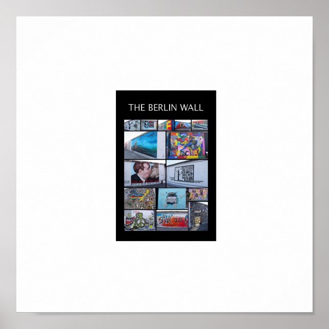 Poster Le mur de Berlin (Devant)