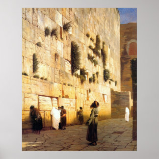 Poster Le mur des lamentations