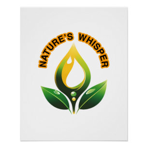 Poster “Le murmure de la nature écoute de près, commence
