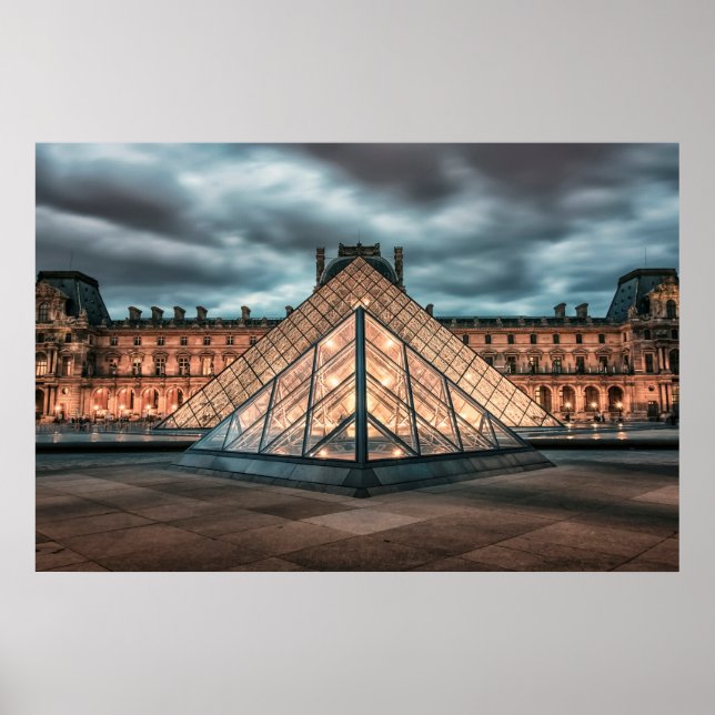 Poster Le musée du Louvre (Devant)