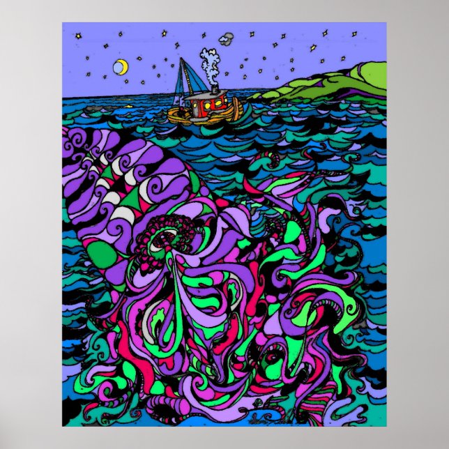 Poster Le mystère des océans (Devant)