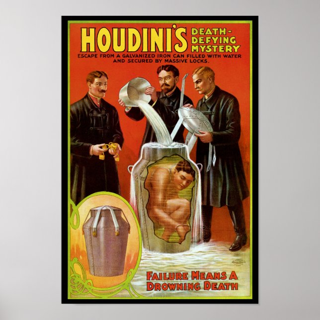 Poster Le mystère qui défie la mort de Houdini (Devant)