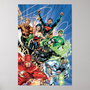 Poster Le New 52 - Justice League #1