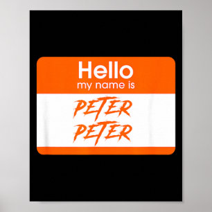 Poster Le nom est Peter Peter Pumpkin Mangeur Drôle Hallo