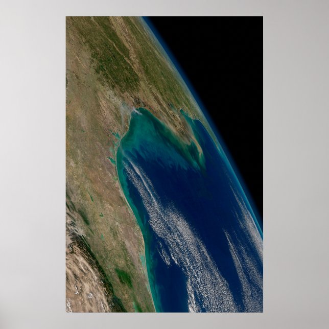 Poster Le Nord Du Golfe Du Mexique. (Devant)