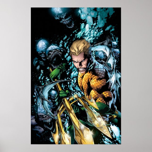 Poster Le Nouveau 52 - Aquaman #1 (Devant)