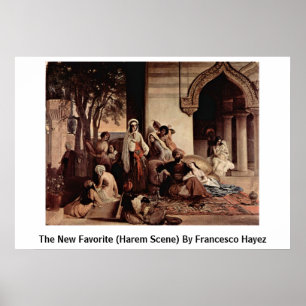 Poster Le nouveau favori (scène de harem) par Francesco