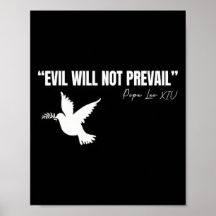 Poster Le Nouveau Pape Leo Xiv Evil Ne Prévorera Pas Cita