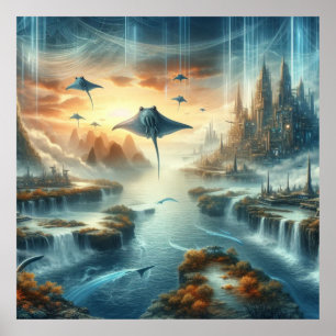 Poster Le nouvel art Imaginaire mondial