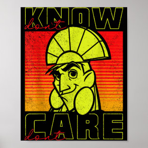 Poster Le nouvel habit de l'empereur Kuzco s'en fiche