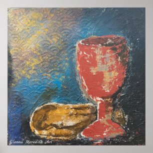 Poster Le pain et le vin