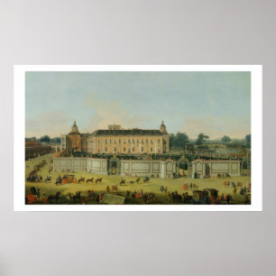 Poster Le Palais d'Aranjuez, 1756 (huile sur toile)