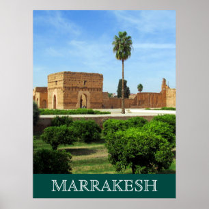 Poster le palais el badi marrakech
