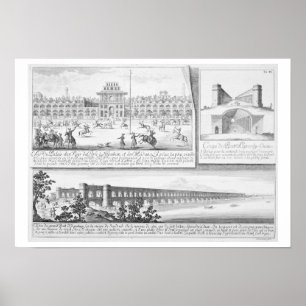 Poster Le Palais Royal d'Ispahan, Une section transversal