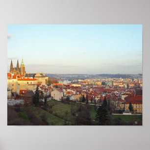 Poster Le panorama de Prague