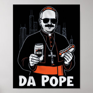 Poster Le Pape de Chicago Leo Xiv da Pope