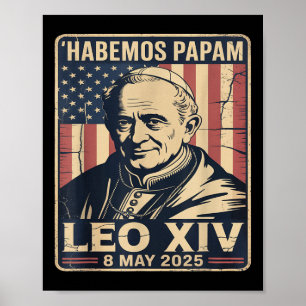 Poster Le Pape Habemus Papam Leo Robert Prévost Pape.