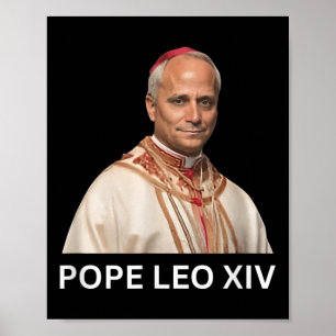 Poster Le Pape Leo Xiv, Dieu béni le Pape Leo Xiv Tee