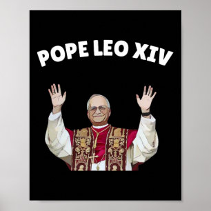 Poster Le Pape Leo Xiv - Nouveau Pape Léon Xiv