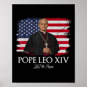 Poster Le Pape Leo Xiv Robert Francis Prévost Premier Amé