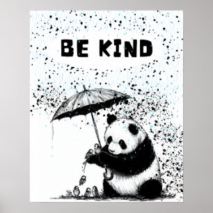 Poster Le paradis de Panda : Soyez gentil avec les amis p
