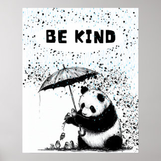 Poster Le paradis de Panda : Soyez gentil avec les amis p