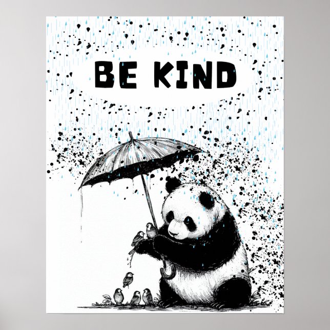 Poster Le paradis de Panda : Soyez gentil avec les amis p (Devant)