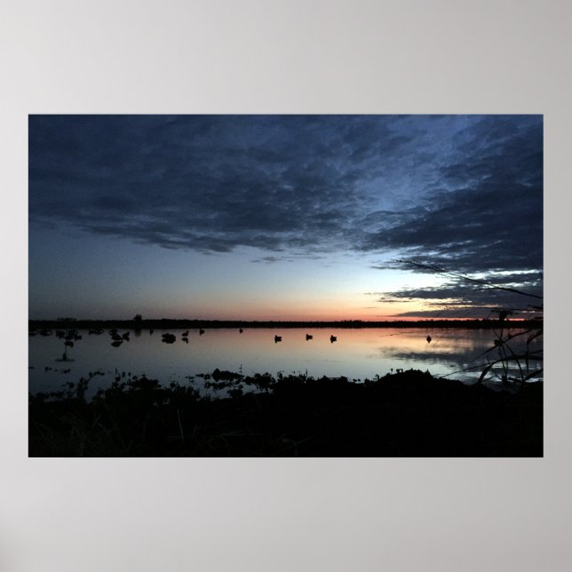 Poster Le paradis du chasseur de canards (Devant)
