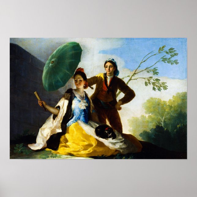Poster Le Parasol de Francisco de Goya (Devant)