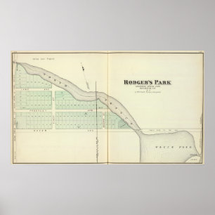 Poster Le parc de Rodger, lac contigu spring