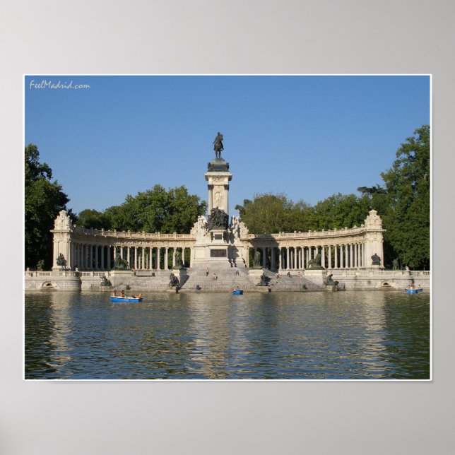 Poster Le Parc du Retiro Madrid (Devant)