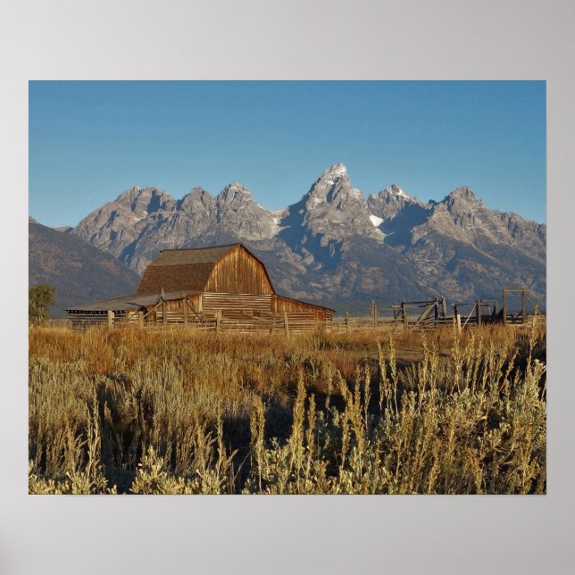 Poster Le Parc national de Grand Teton (Devant)