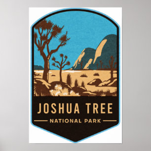 Poster Le Parc national de Joshua Tree