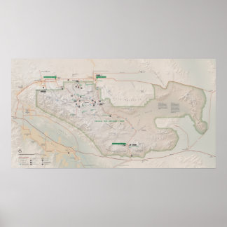 Poster Le Parc national de Joshua Tree