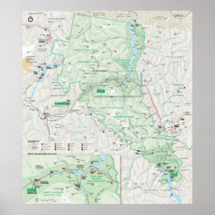 Poster Le Parc national de North Cascades