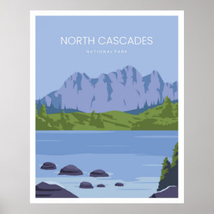 Poster Le Parc national de North Cascades