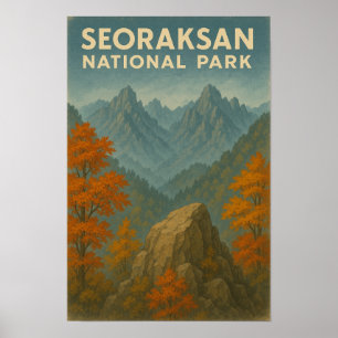Poster Le Parc national de Seoraksan