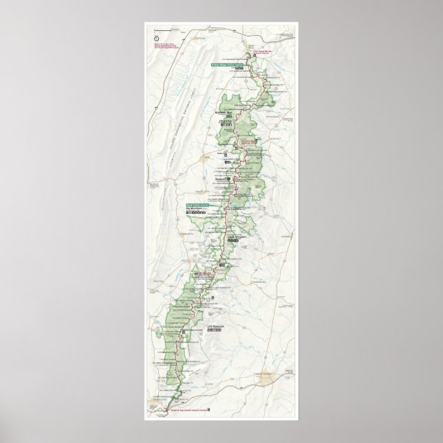 Poster Le Parc national de Shenandoah (Devant)