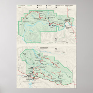 Poster Le Parc national de Theodore Roosevelt