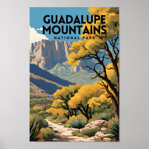 Poster Le Parc national des Monts Guadalupe