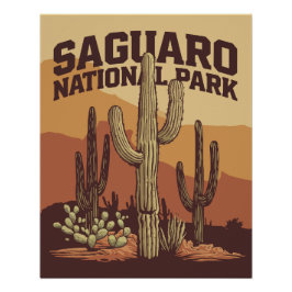 Poster Le Parc national du Saguaro