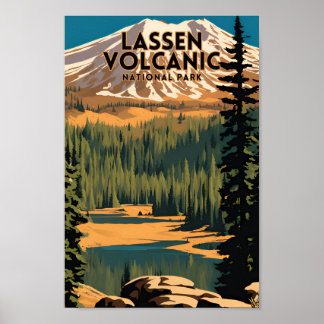 Poster Le Parc national volcanique de Lassen