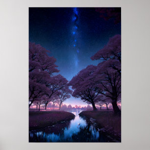 Poster Le parc Sakura de Starlit