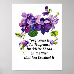 Poster Le pardon est la Fragrance