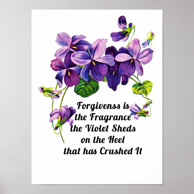 Poster Le pardon est la Fragrance (Devant)