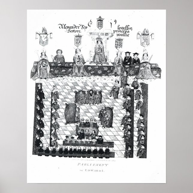 Poster Le Parlement d'Edward I (Devant)