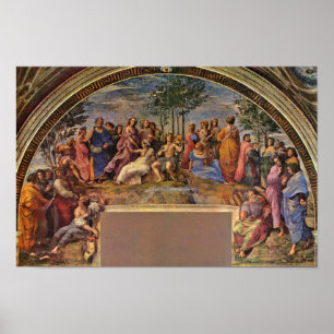 Poster Le Parnassus De Raffael (Qualité Supérieure)