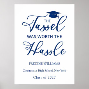 Poster Le Parti de la Graduation Tassel valait la peine d